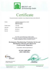Quality management system certified according to DIN EN ISO 13485:2021-12
